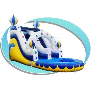 WS-178 / 18 ft / Single Line Water Slide