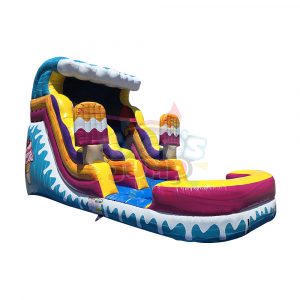 Ice cream inflatable water slide