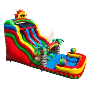 inflatable water slide