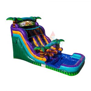 The jungle Jumps Inflatable Bouncer and Water slide